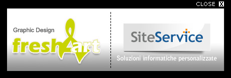 Realizzato da Siteservice.it & Freshart.it